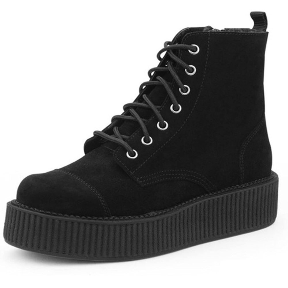 TUK Black Suede Viva Mondo Boots